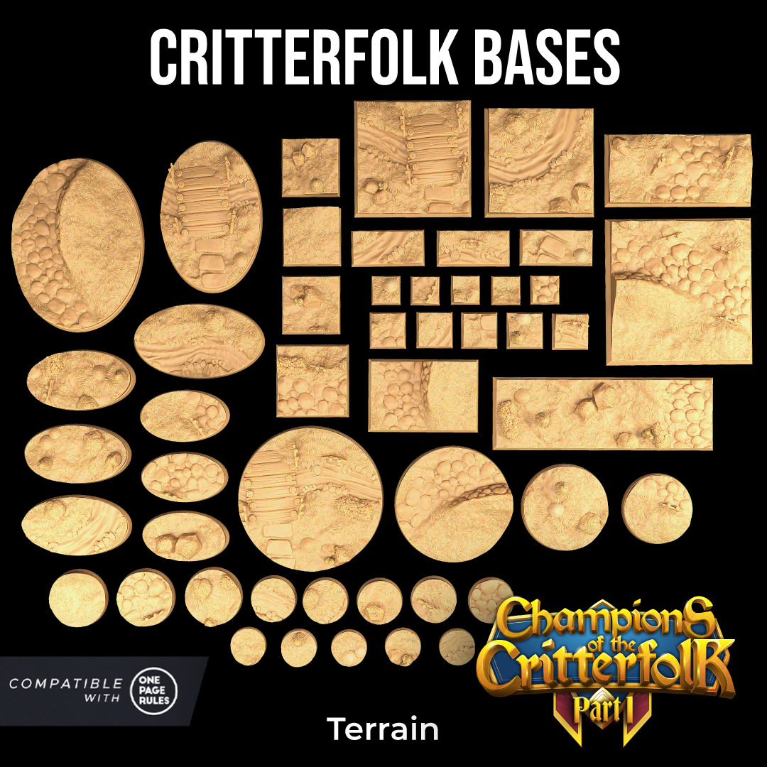 Champions of The Critterfolk Pt. 1 Base Pack | Soldier Tier